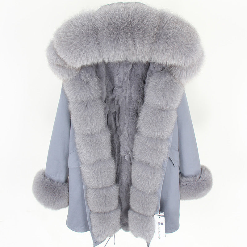 ZIMBA | Fox Fur Waterproof Coat
