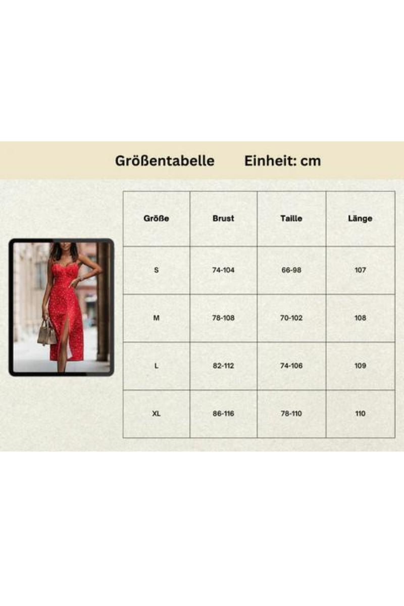 AUDREY I Stylish dress with a slit