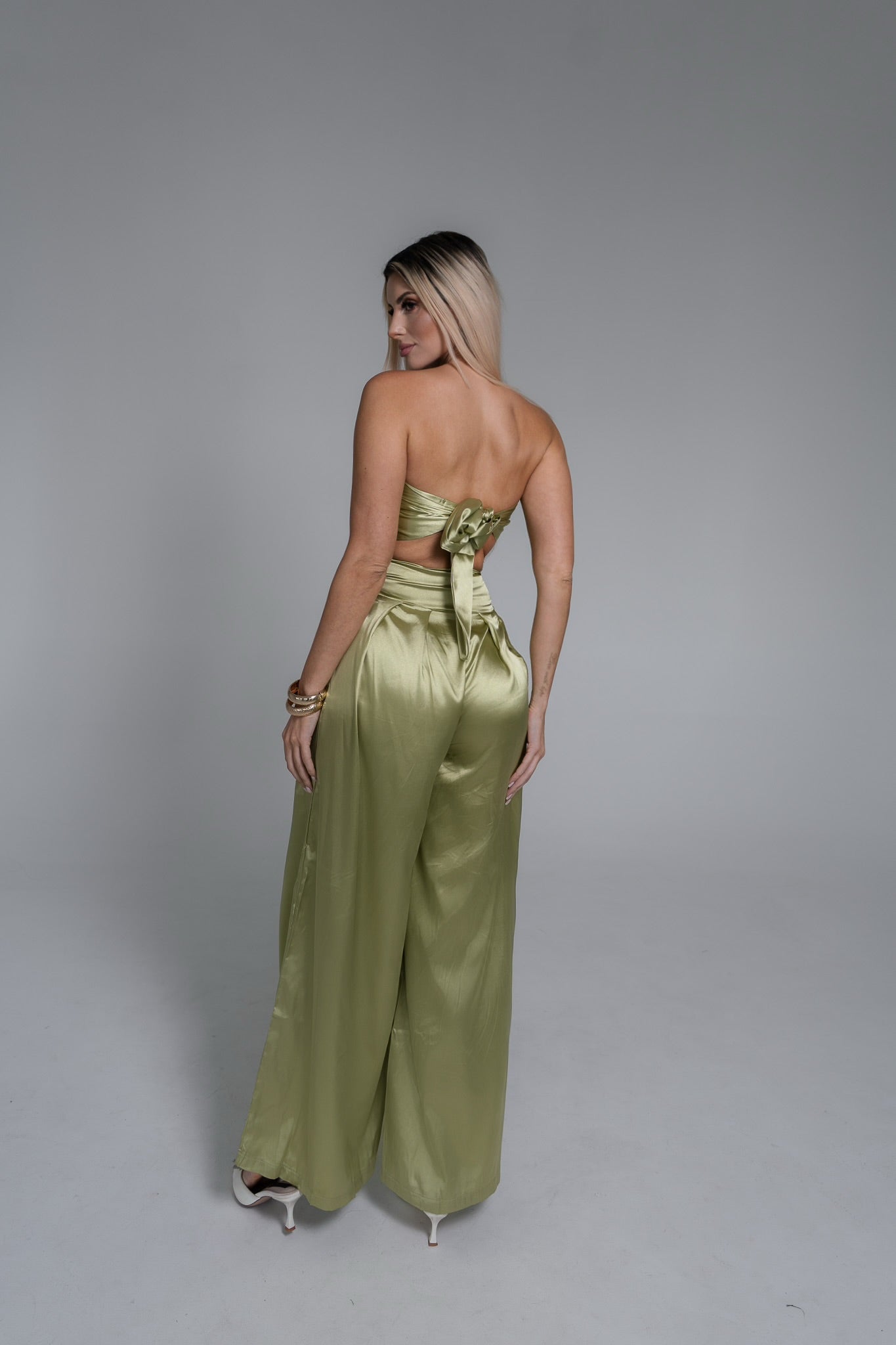 RIA | TWO PIECE SATIN SET