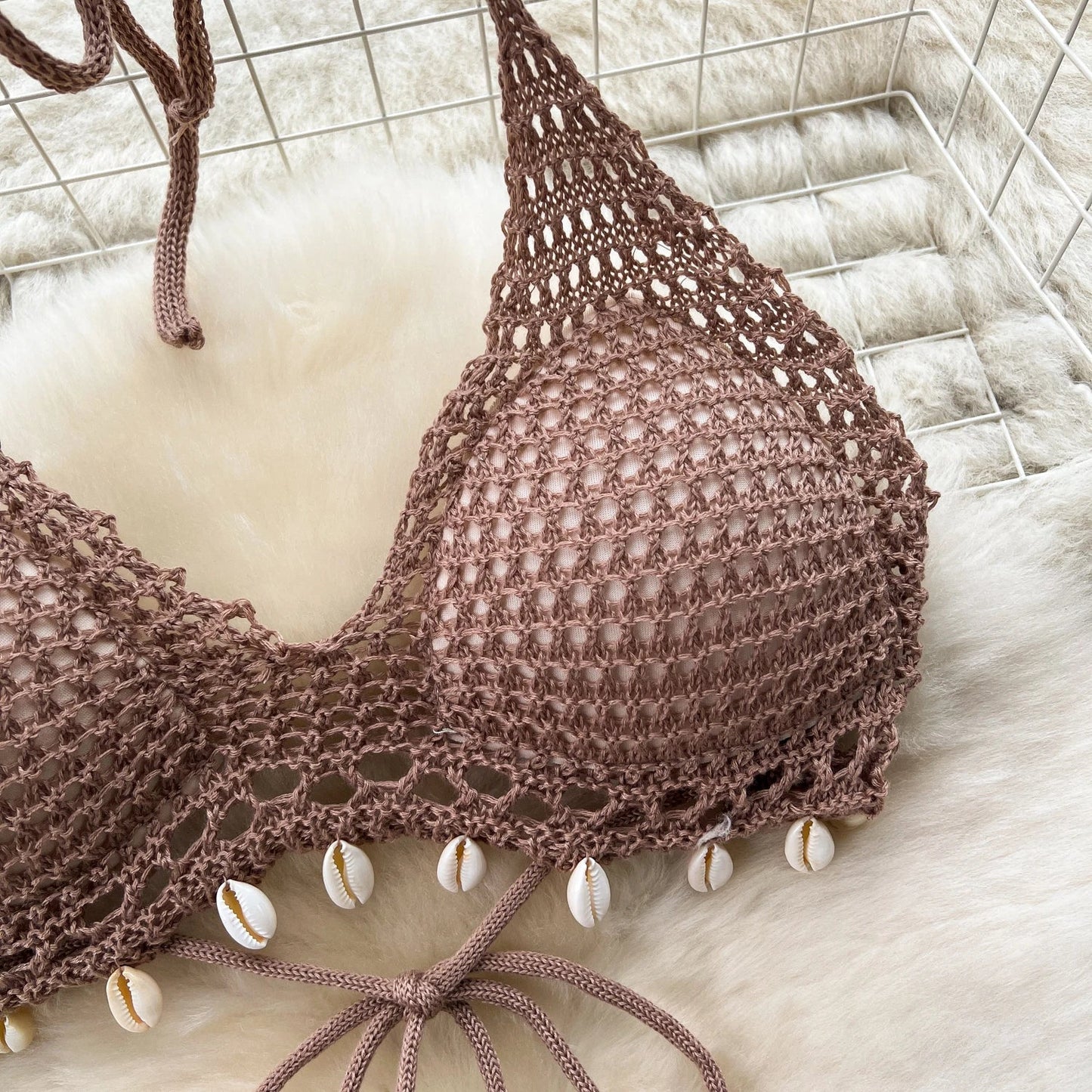 ENSEMBLE 2 PIÈCES D'ÉTÉ À COQUILLAGES