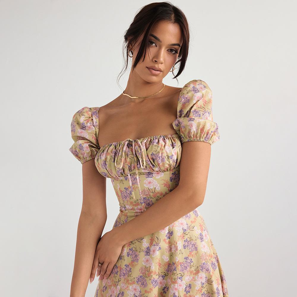 ROSY | SATIN DRESS VIOLET