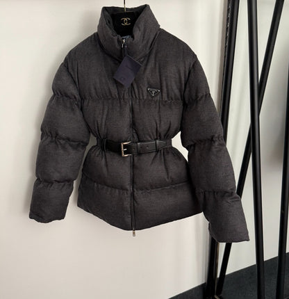 Belted Puffer Jacket