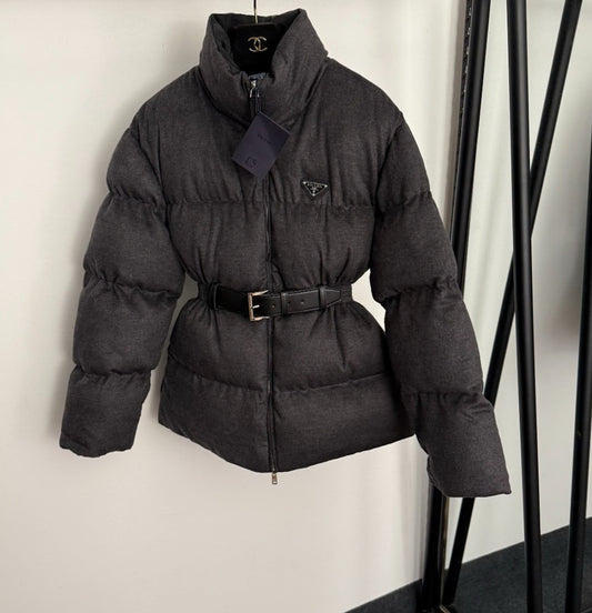 Belted Puffer Jacket