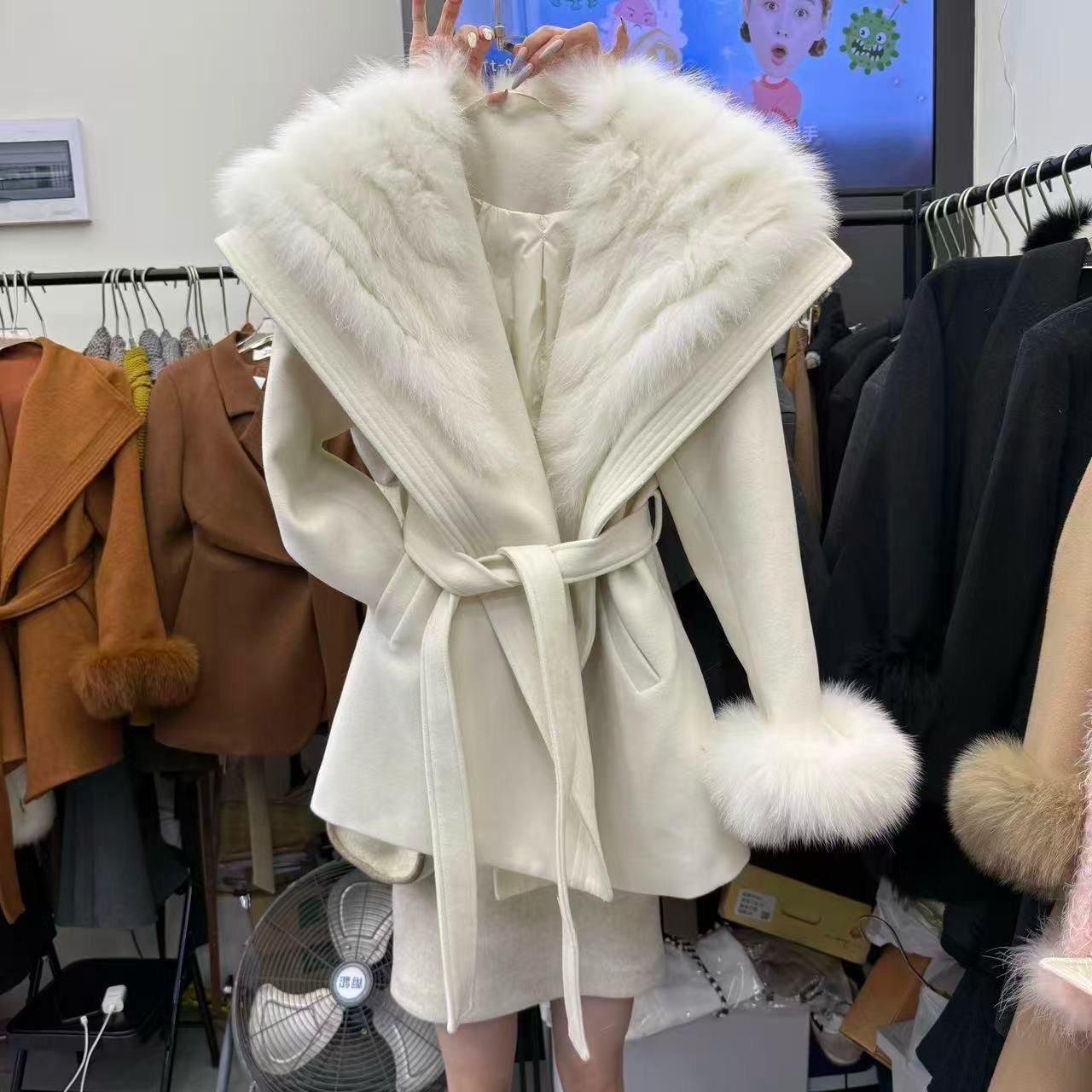 Lilly Fox Fur Coat