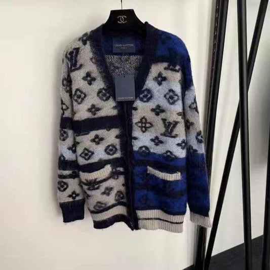 Midnight Monogram Knit Sweater