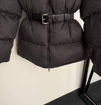Belted Puffer Jacket