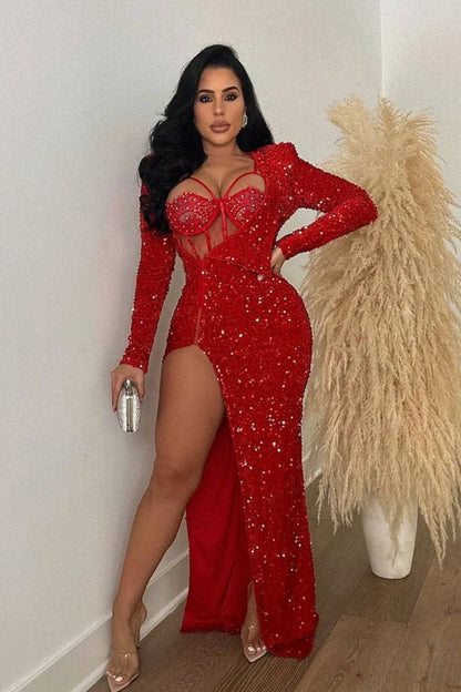 DE MARQUE 2-PIECE DRESS