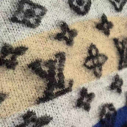 Midnight Monogram Knit Sweater