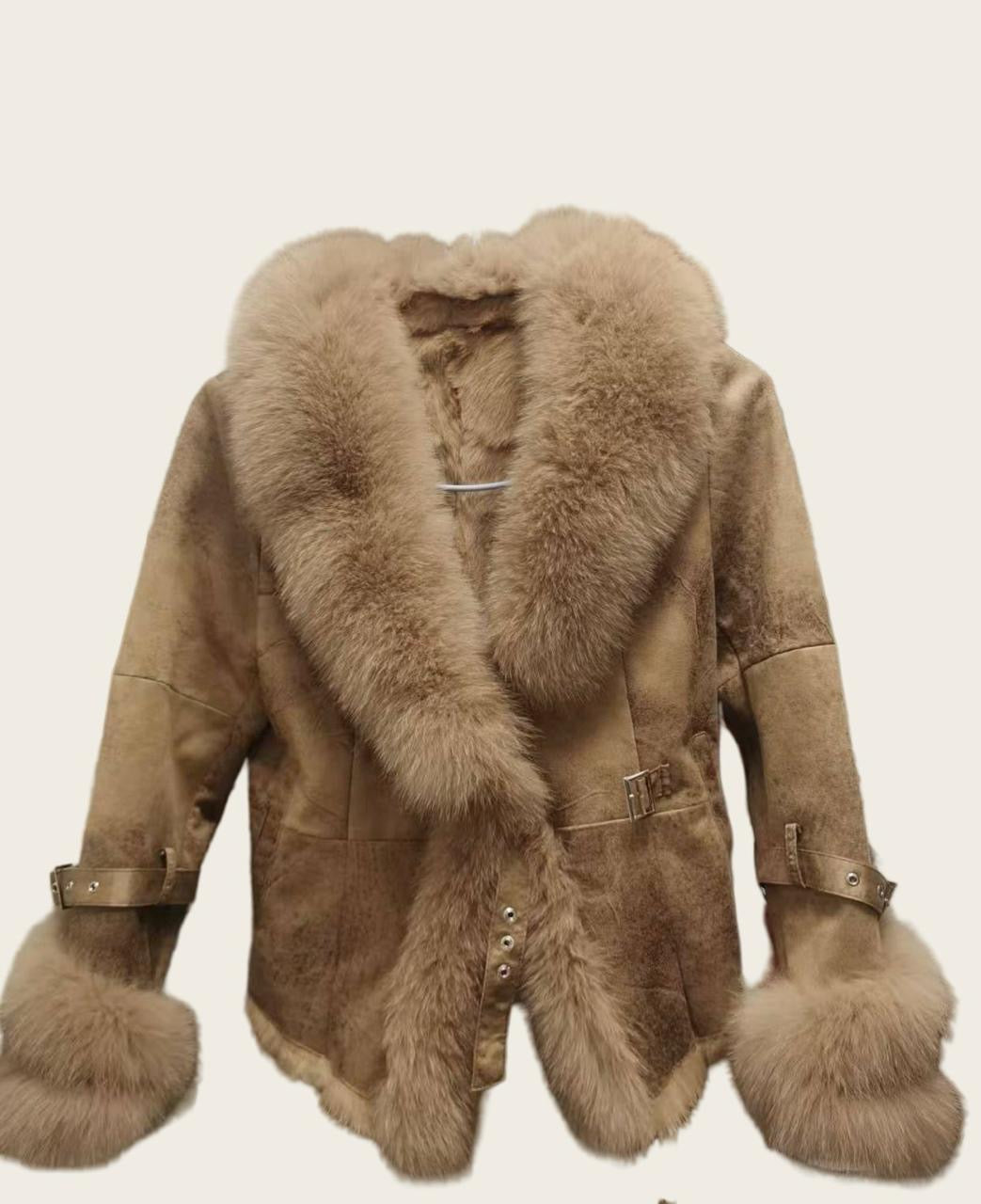 ELEONORA Leather Fur Jacket