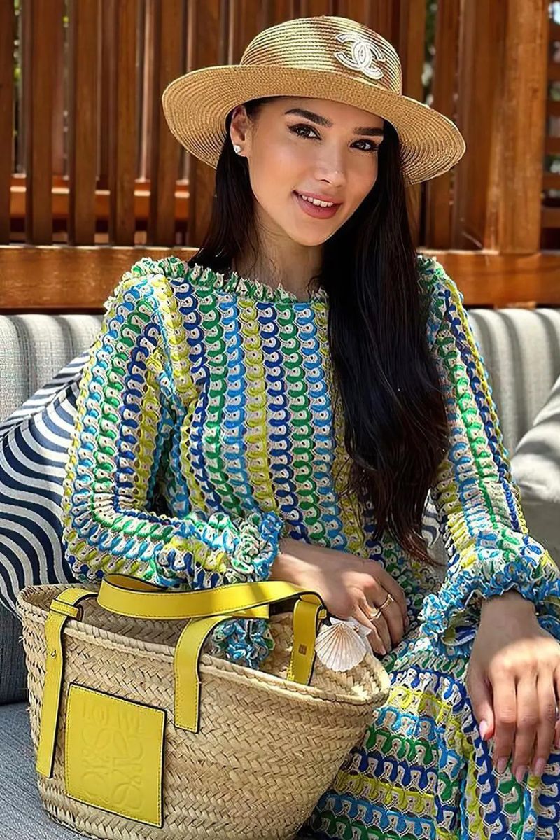 Knitted Backless Flare Sleeve Maxi Dress Roseglam Beauty Knitted Backless Flare Sleeve Maxi Dress Roseglam Beauty