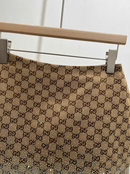 Gina Crystal Embellished Mini Skirt