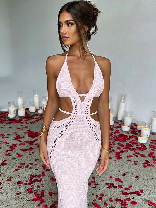 ROBE LONGUE AU CROCHET LAYLA 