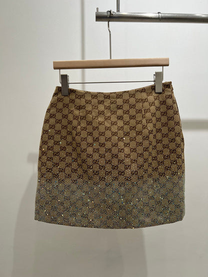 Gina Crystal Embellished Mini Skirt