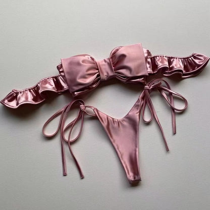 BOWY BIKINI-SET BLAU