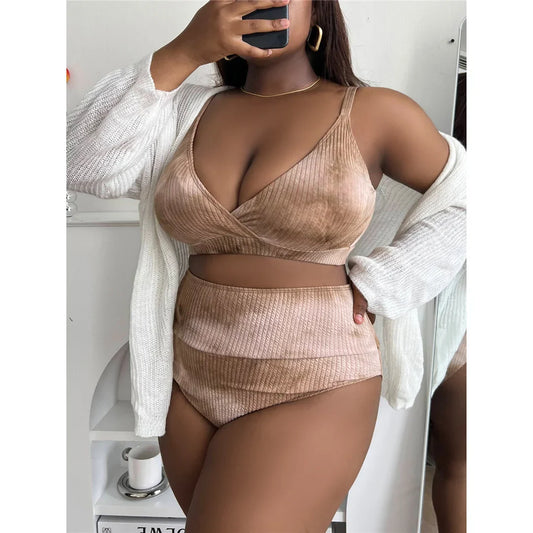 ENSEMBLE DE BIKINI GRANDE TAILLE JEANY