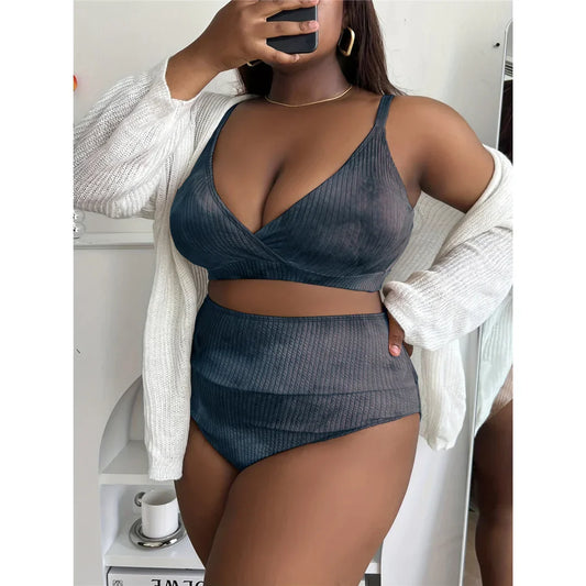 ENSEMBLE DE BIKINI GRANDE TAILLE JEANY