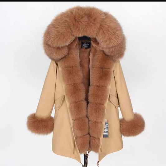 ZIMBA | Fox Fur Waterproof Coat