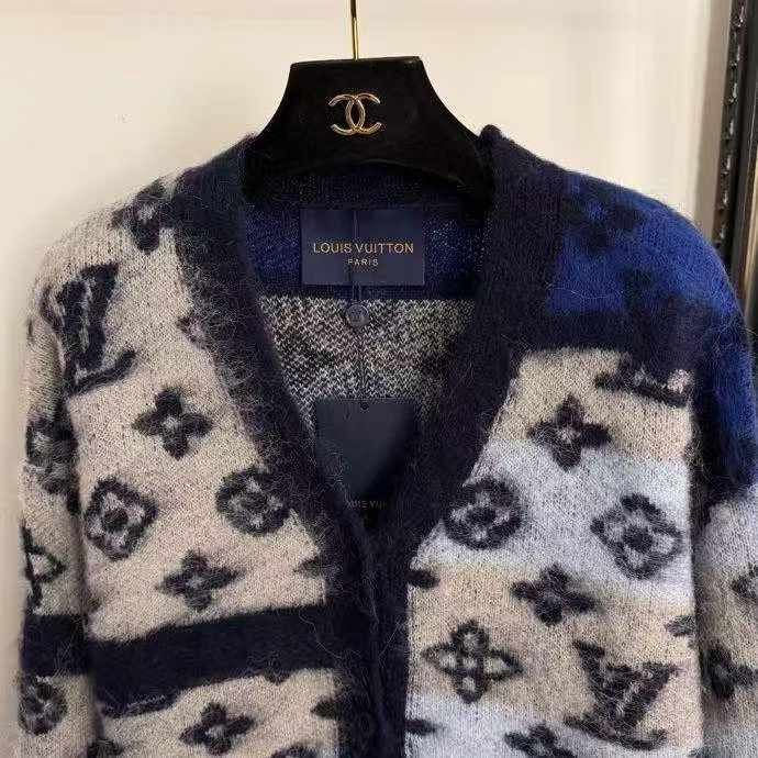 Midnight Monogram Knit Sweater